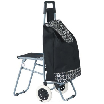 folding chair trolley with wheels